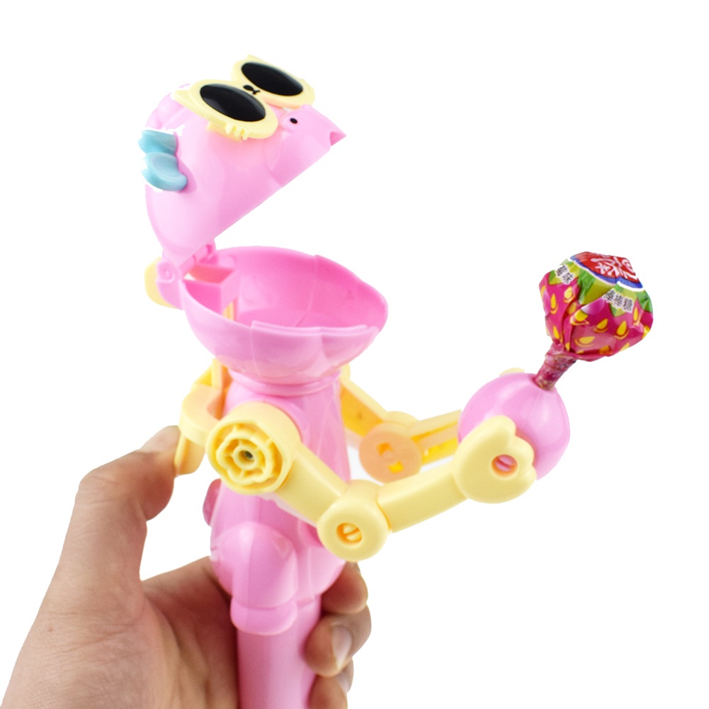 Đồ chơi robot khủng long ăn kẹo mút dễ thương