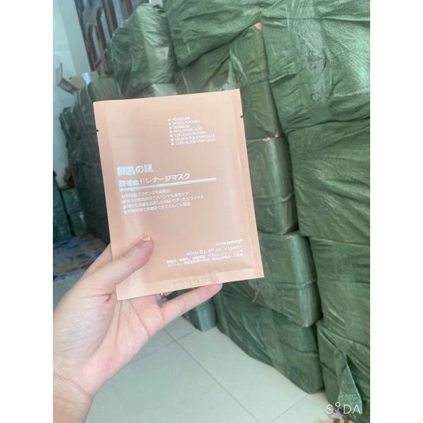 Mặt nạ nhau thai cừu cuống rốn tế bào gốc Nhật Bản Rwine Beauty  dưỡng da, cung cấp độ ẩm, tái tạo collagen