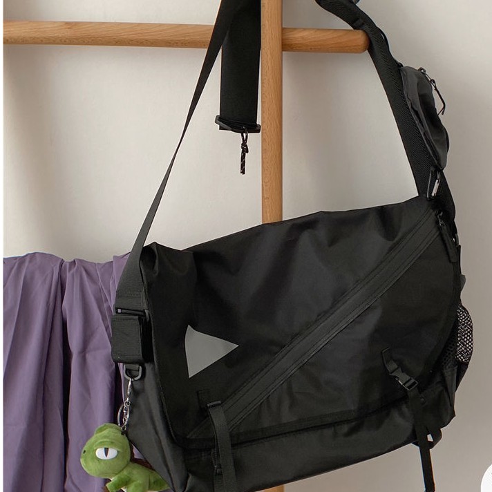 Túi Đeo Chéo Đa Năng Cỡ Lớn Phong Cách Retro Harajuku