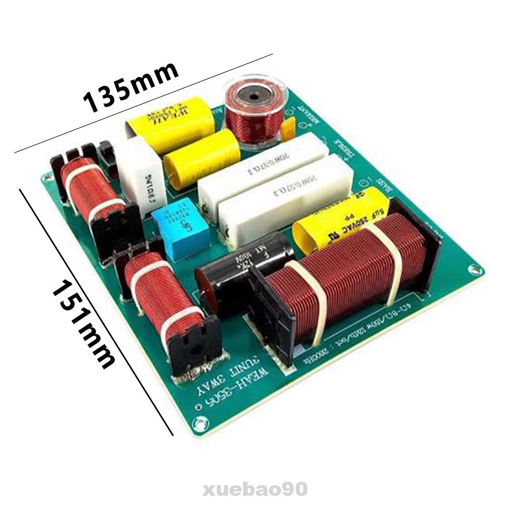 300W Replacement Bass Random Color 3 Way Crossover Filter Circuit 4-8 Ohms Frequency Divider