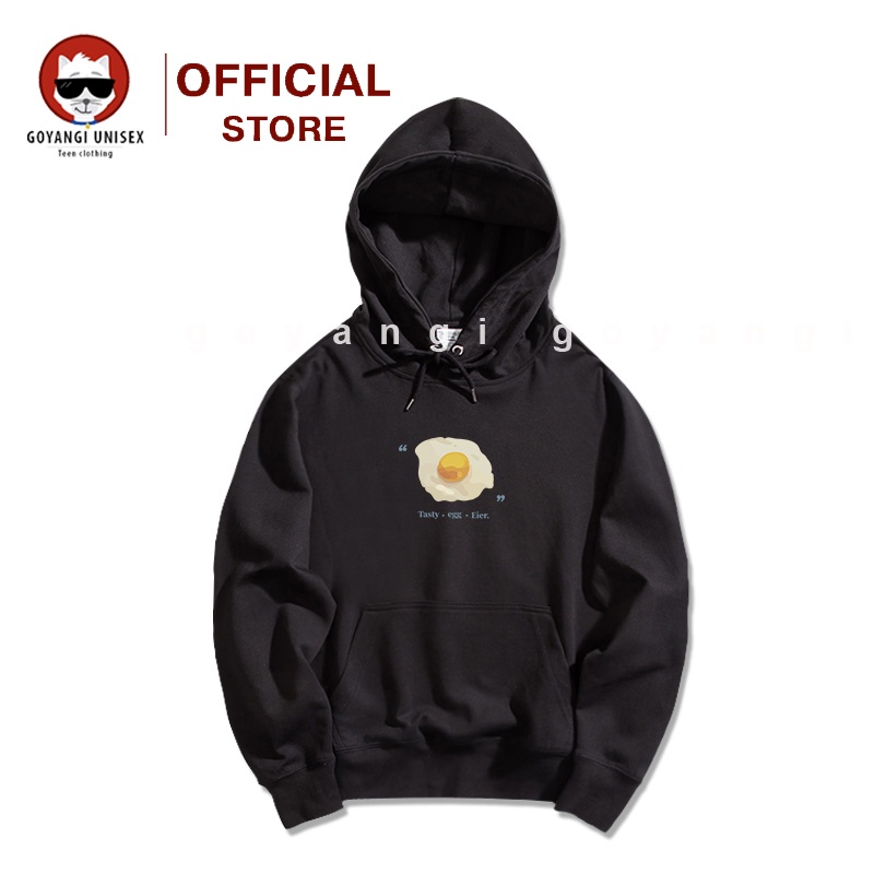 Áo Hoodie GYG Unisex The Egg Form Rộng Oversize Phong Cách Hàn Quốc