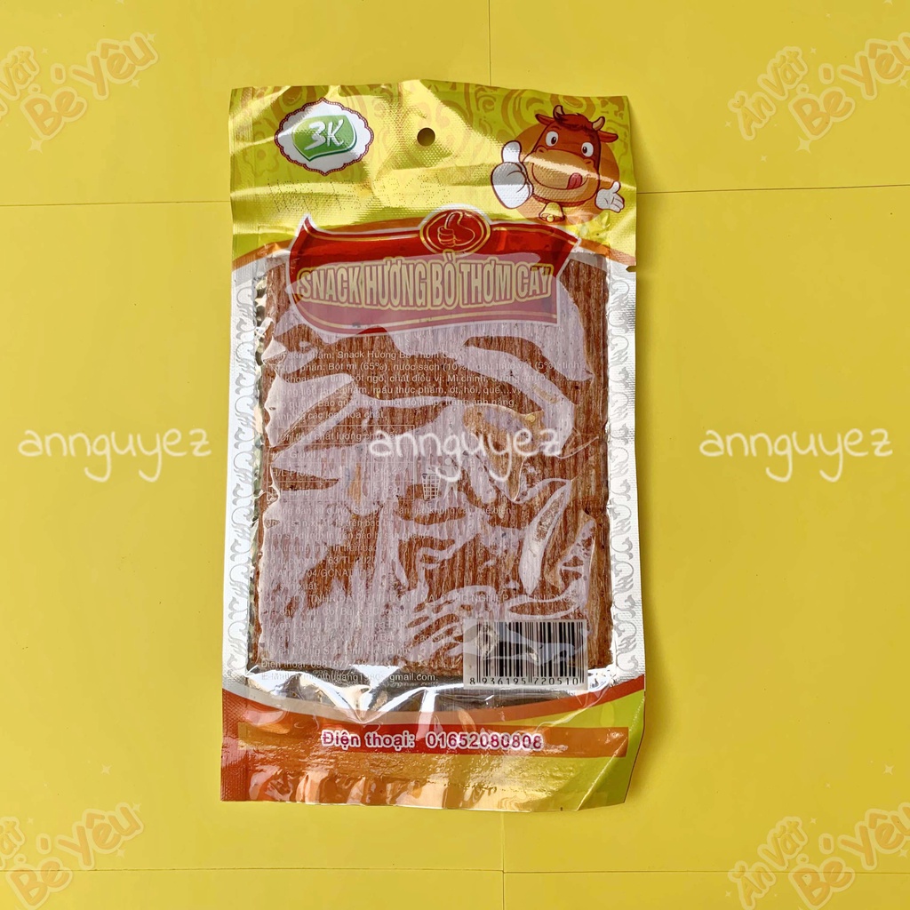 Snack hương bò thơm cay miếng to đồ ăn vặt, ăn vặt tuổi thơ, ăn vặt cổng trường