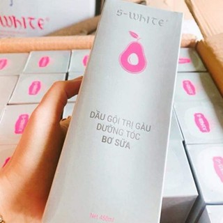 Dầu gội bơ sữa Swhite 450ml