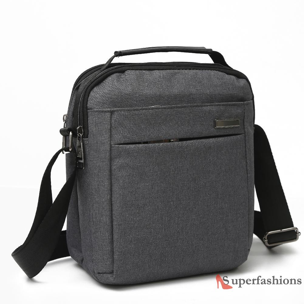 【Hot Sale】Synthetic Linen Men's Business Bag Travel Cool Crossbody Bag Shoulder Bag