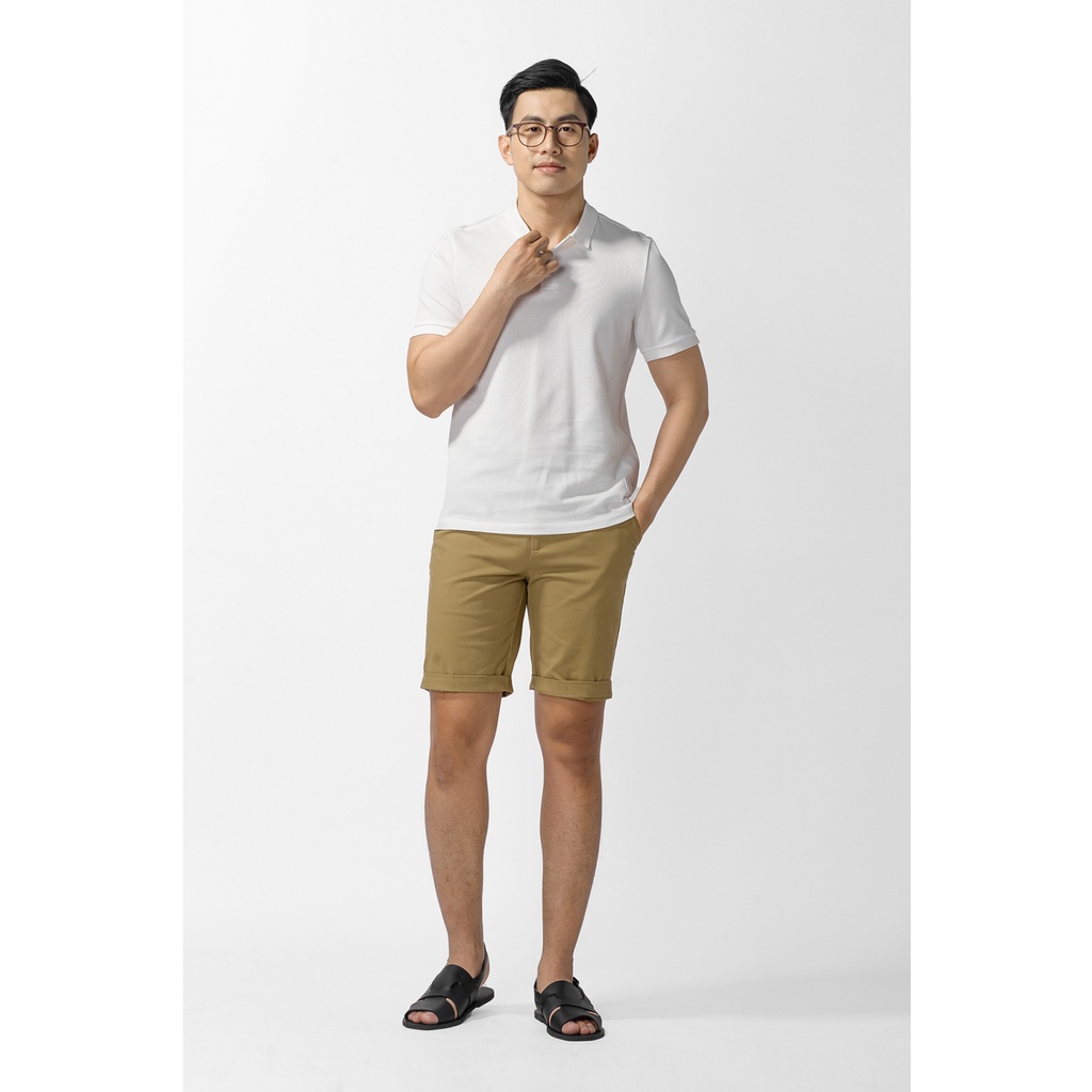 Quần Short Nam Kaki Mềm Mịn Màu Vàng Đất Trẻ Trung Phong Cách Hàn Quốc Thời trang nam Muslad
