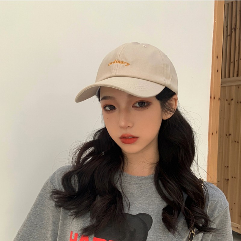 Embroidered Baseball Cap Fashion Korean Style Men Hat INS