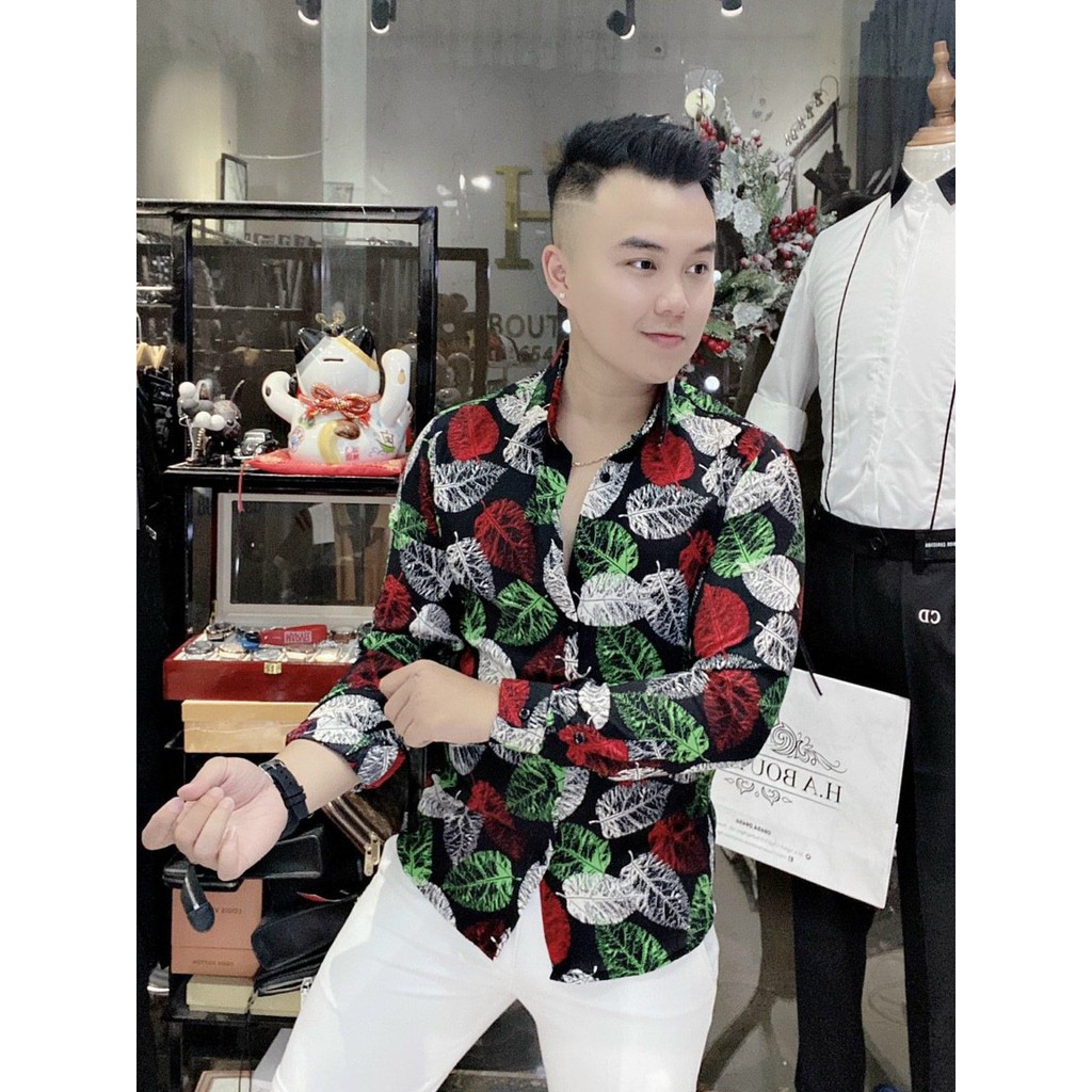 Áo Sơ Mi Nam Dài Tay In 3D Họa Tiết Vải Lụa Ép Thoáng Mát Ít Nhăn Phù Hợp Đi Chơi Đi Tiệc Sành Điệu | BigBuy360 - bigbuy360.vn