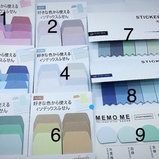 Giấy note nhiều màu pastel (1 tệp)