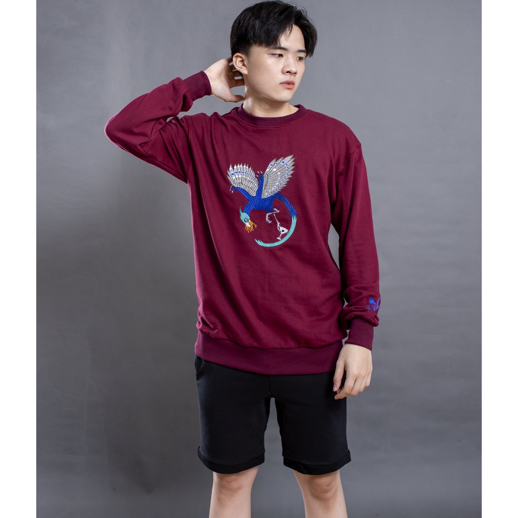 áo sweater thêu cực xịn- áo nỉ cotton cực mịn mát[hình thật] thời trang thu đông | BigBuy360 - bigbuy360.vn