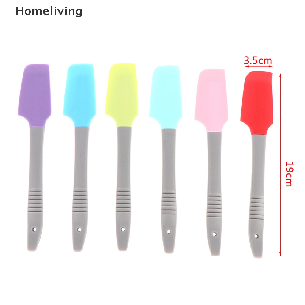 Muỗng Trộn Kem / Bơ Bằng Silicone Tiện Dụng Cho Nhà Bếp DIY