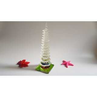 Tháp văn xương pha lê 13 tầng - T0003
