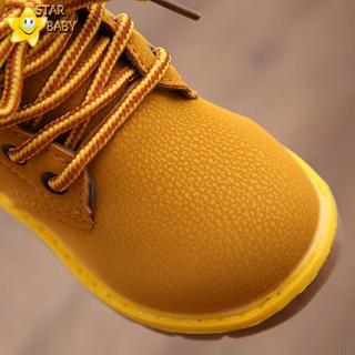 Giày boot cổ cao thắt dây cho bé trai