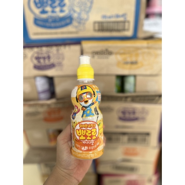 Nước uống Pororo trẻ em nội địa Hàn- chai 235ml (có 4 vị)
