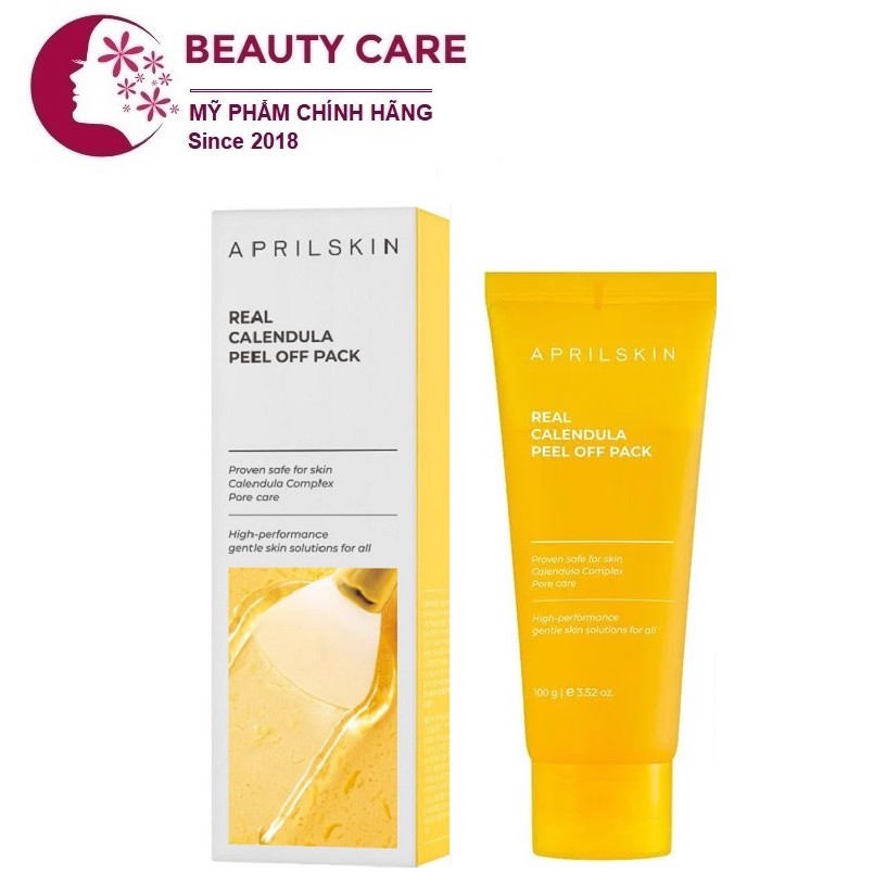 Mặt nạ tẩy tế bào chết April Skin Real Calendula Peel Off Pack 100g