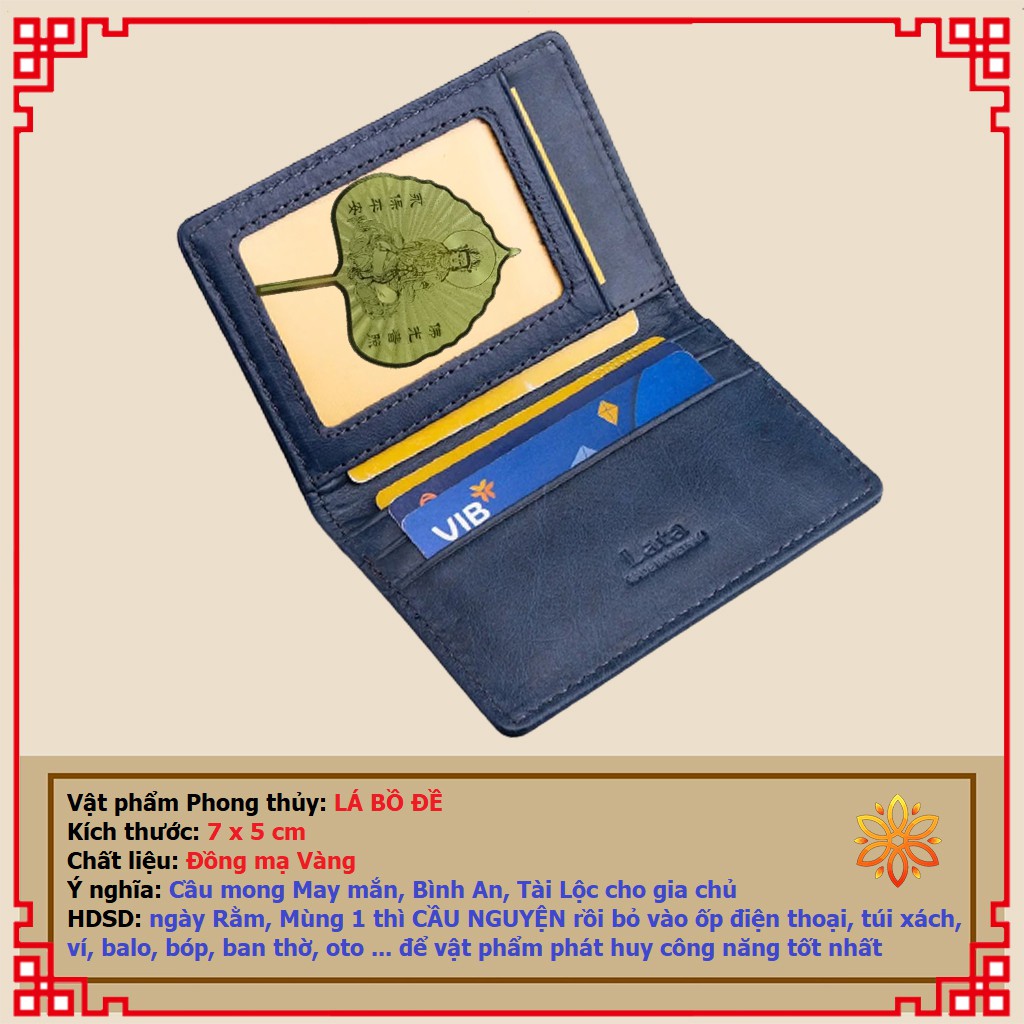 Lá Bồ Đề Quan Âm Bồ Tát vàng Cầu May Mắn, Bình An, Tài Lộc cho gia chủ - PHONG THỦY LIÊN HOA | BigBuy360 - bigbuy360.vn