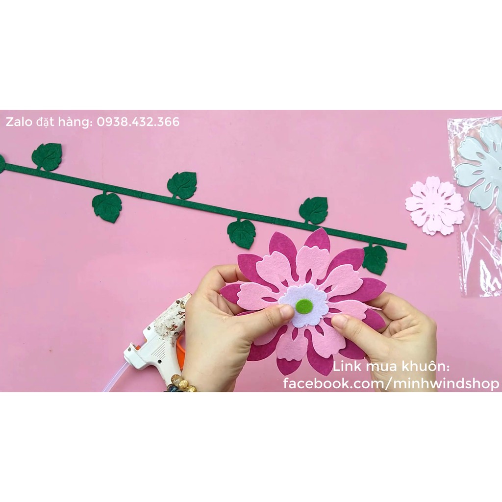 A2, A3 - Khuôn Kim Loại Cắt Hoa Nhiều Chi Tiết Làm Rèm Treo Trang Trí