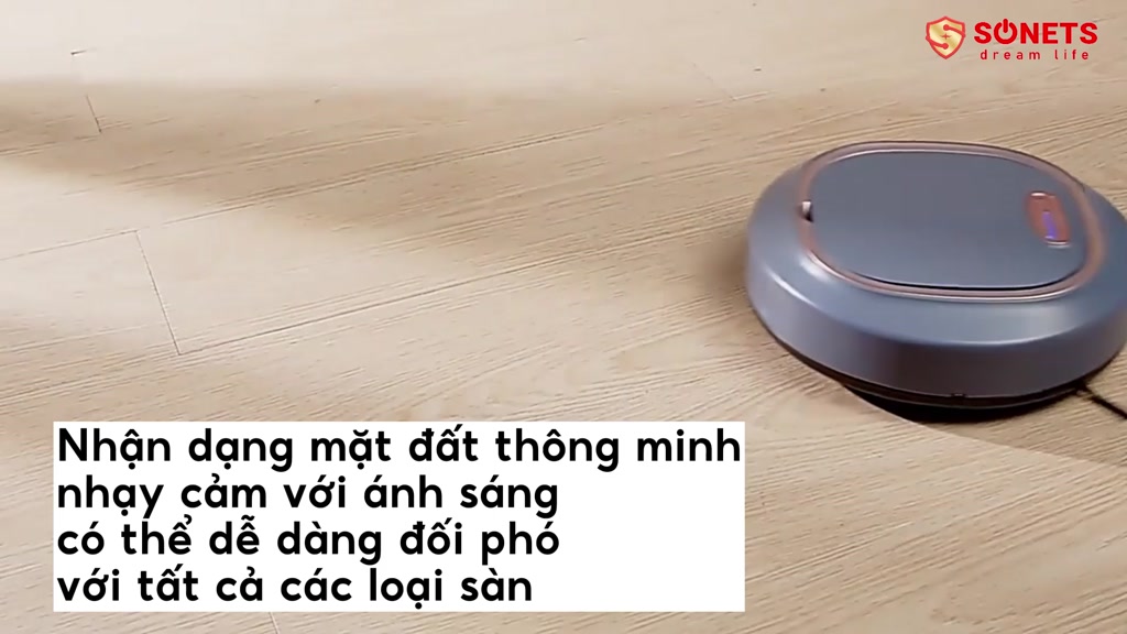 Robot Hút Bụi Lau Nhà Đa Năng Cao Cấp JM8025 Máy Robot Hút Bụi Tự Động, Sạc USB Cảm Biến Chống Va Chạm, SONETSVN | BigBuy360 - bigbuy360.vn
