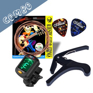 GIÁ CỰC RẺ | COMBO phụ kiện giá rẻ cho đàn guitar acoustic/ classic chất lượng