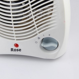 Quạt Sưởi Rose 2 chế độ Ấm Mát
