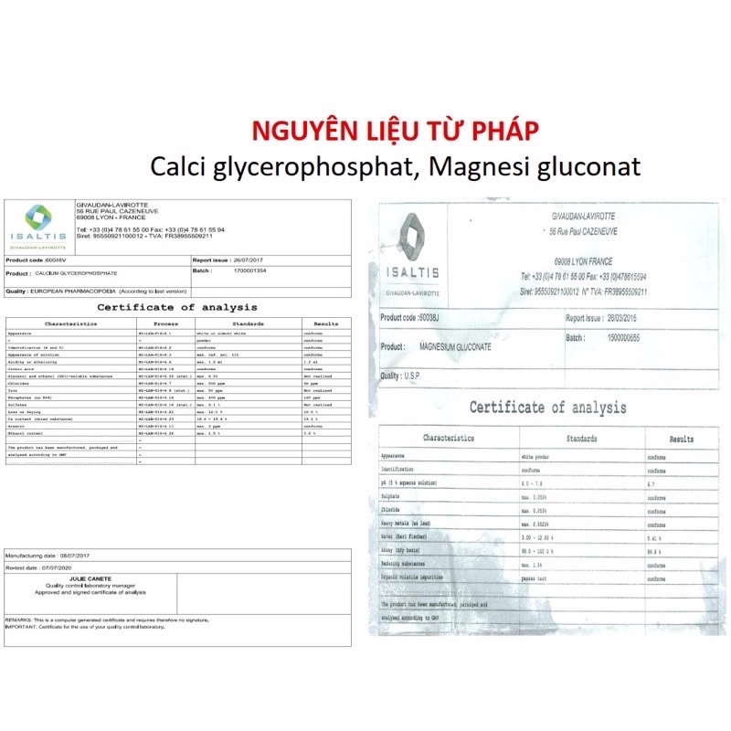 Novocal Mg– Hộp 30 ống bổ sung canxmagie hữu cơ nguyên liệu pháp không gây táo bón