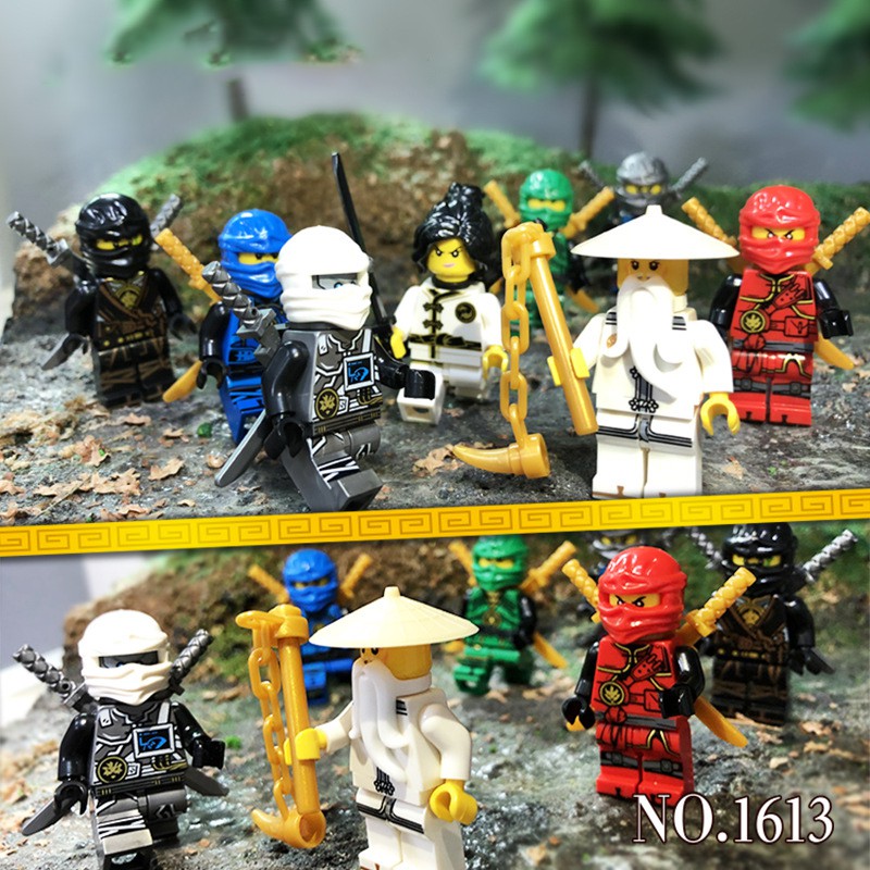 Combo 8 Nhân Vật Lego Ninjago - Ninja Phantom Rẻ Vô Địch - Smarthome toys