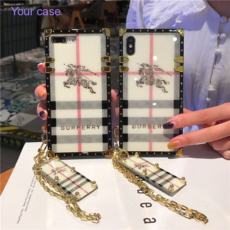 Ốp Điện Thoại Dáng Vuông Hình Nhãn Hiệu Sang Chảnh Cho Samsung a91 s10 lite a81 a71 a51 a70s iphone 6s plus