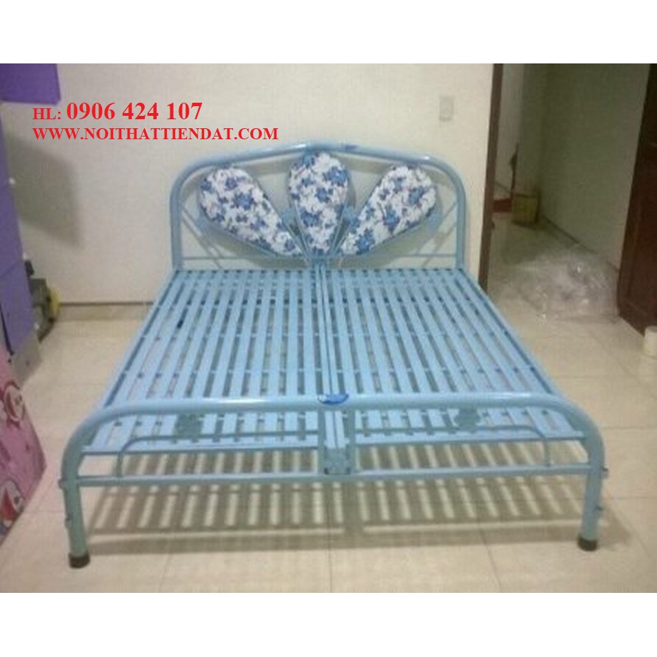 giường sắt đơn 80,1m,1m2,1m4,1m6 new