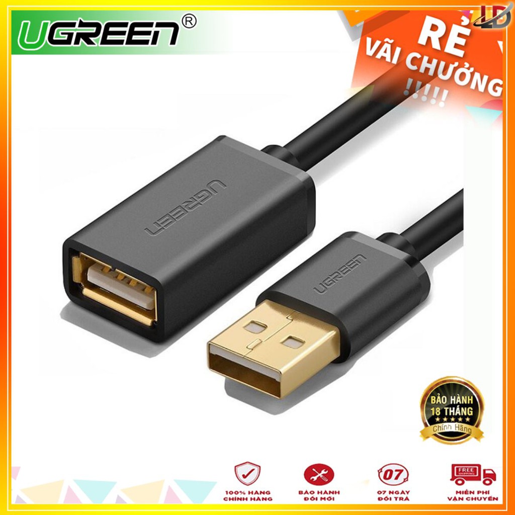 Ugreen 10314 - Cáp USB 2.0 nối dài 1M chính hãng - Phukienleduy