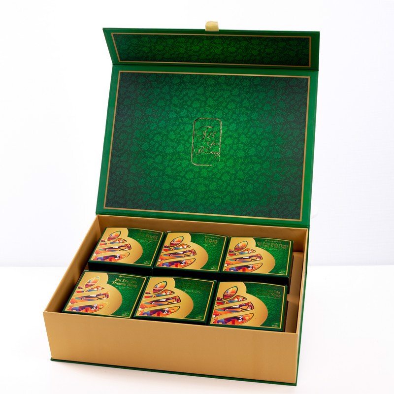 Hộp quà Tết An Khang Nonglamfood cao cấp hoa quả sấy, hạt dinh dưỡng, ngũ cốc tặng gia đình, cơ quan | BigBuy360 - bigbuy360.vn