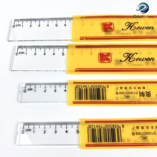 Thước kẻ 15cm nhựa trong suốt