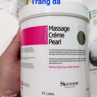 Kem massage Ngọc trai skindom 1100ml
