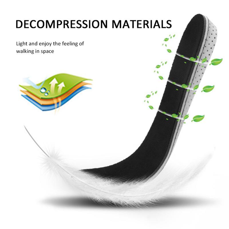 [Mới] Đệm Lót Giày Thể Thao Mềm Vô Hình Đàn Hồi Giảm Xóc Tăng Chiều Cao Thoáng Khí Thoải Mái Có Thể Cắt Ra Dành Cho Unisex