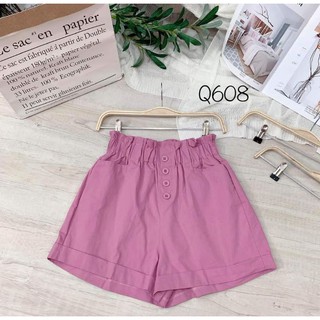 quần short kaki nút lưng thun
