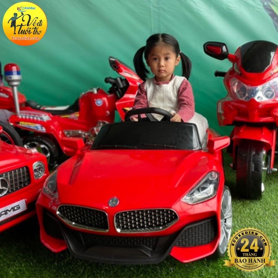 COMBO Xe ô tô điện trẻ em siêu hot, chính hãng BMW Z4 + Tặng kèm xe ô tô nhỏ