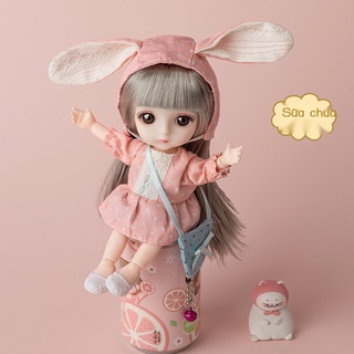 Búp bê công chúa mini 17cm xinh xắn cho bé