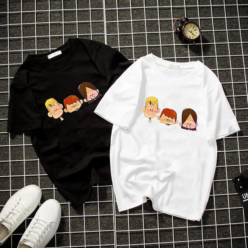 Áo thun unisex nhân vật họa tiết cá tính form rộng vải dày mịn 2019T1246