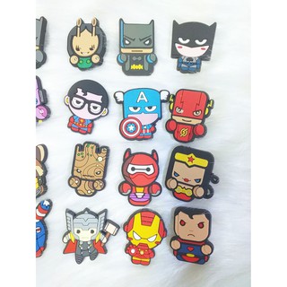 [Hàng có sẵn] Jibbitz Marvel / Avenger / DC / Siêu nhân