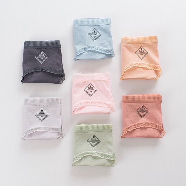 Quần Lót Nữ Cotton Cao Cấp Cạp Sọc Xuất Nhật