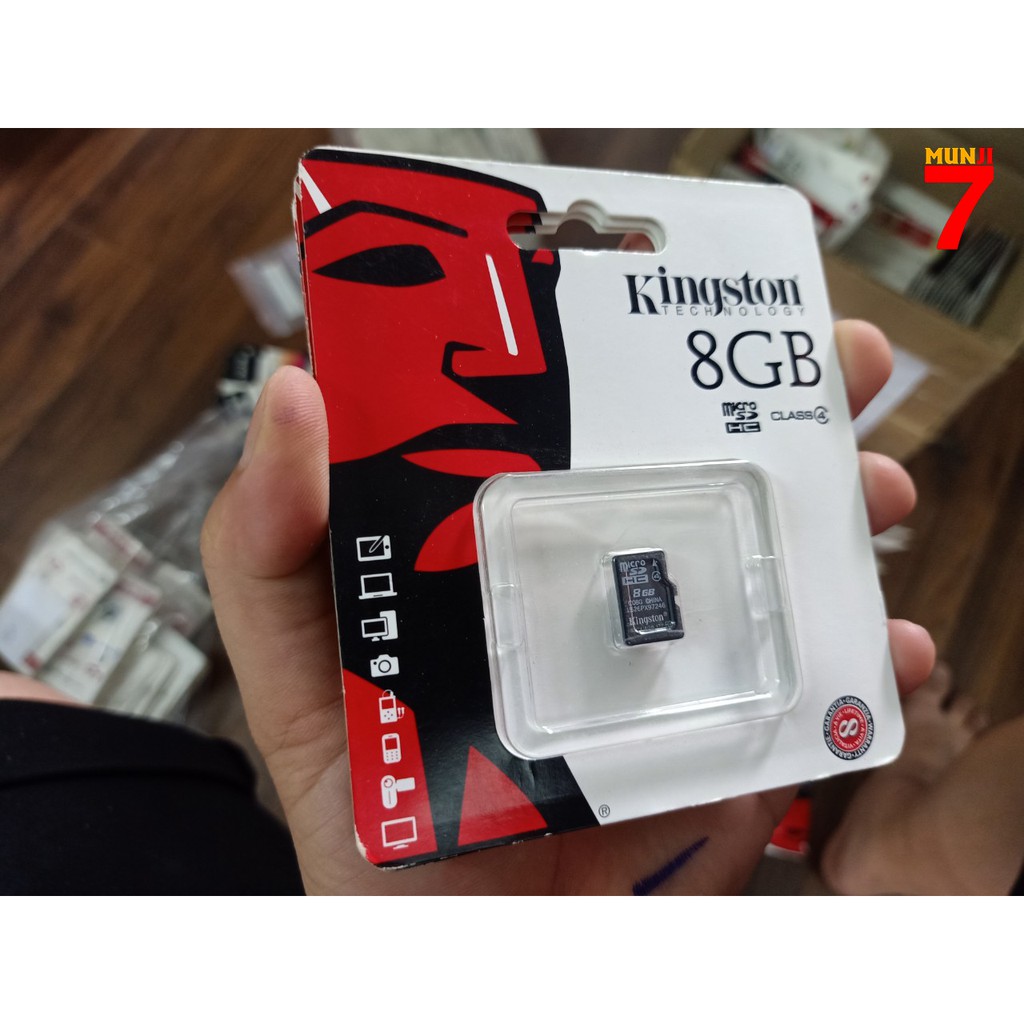 Thẻ Nhớ Kingston Micro SD 8GB Class 4 - SDC4/8GBSP