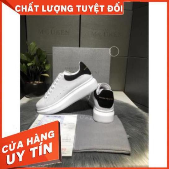 [FREESHIP-BẢO HÀNH 1 NĂM] Giày thể thao MCQ gót nhung đen dây lụa HOT TREND 2020