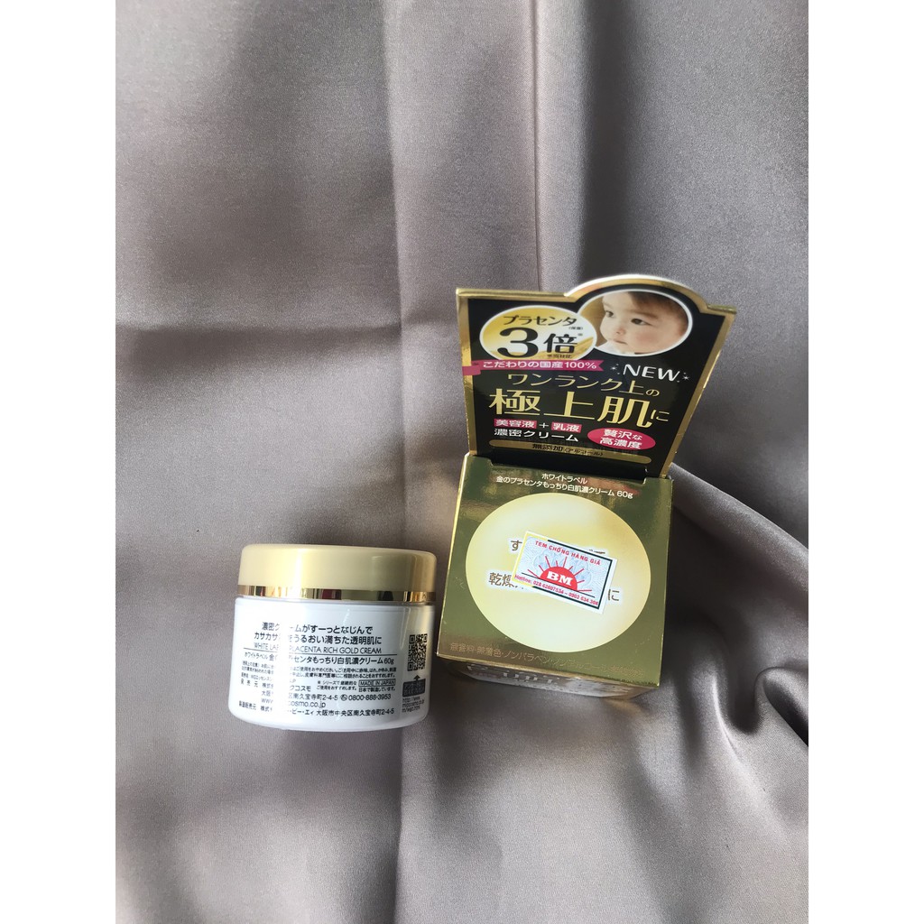 Kem chống lão hóa từ nhau thai và collagen Nhật - Hàng công ty thanh lý - White Label Premium Placenta Rich Gold Cream