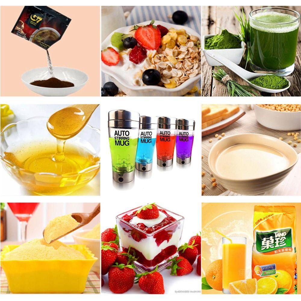 Cốc Khuấy Tự Động Bằng Điện Trong Suốt 1 Nút Dành Cho Trẻ Sơ Sinh