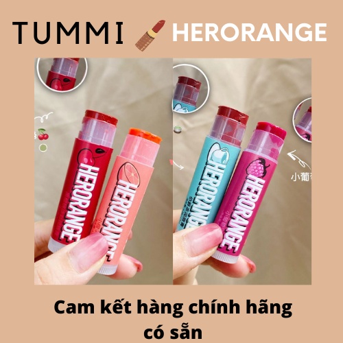 Son dưỡng có màu HERORANGE trái cây - Herorange Lip balm chính hãng