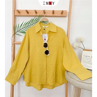 Áo thiết kế nữ sọc nổi ENVY S130 freesize tay dài