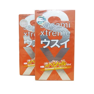 Bao Cao Su Sagami Xtreme LoveMe Orange, siêu mỏng, ôm sát, truyền nhiệt nhanh - hộp 10 cái Chính Hãng