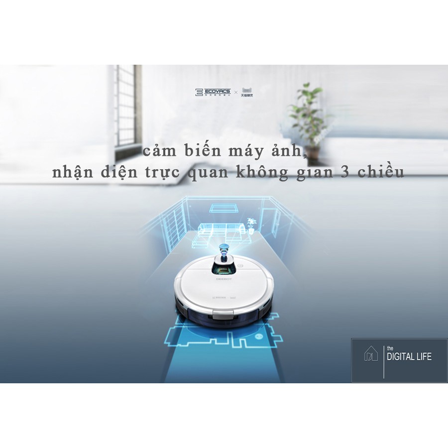 [ XẢ KHO ] Robot Hút Bui Lau Nhà Thông Minh Ecovacs Deebot DJ35 DJ65 Smart Eye Hàng Trưng Bày