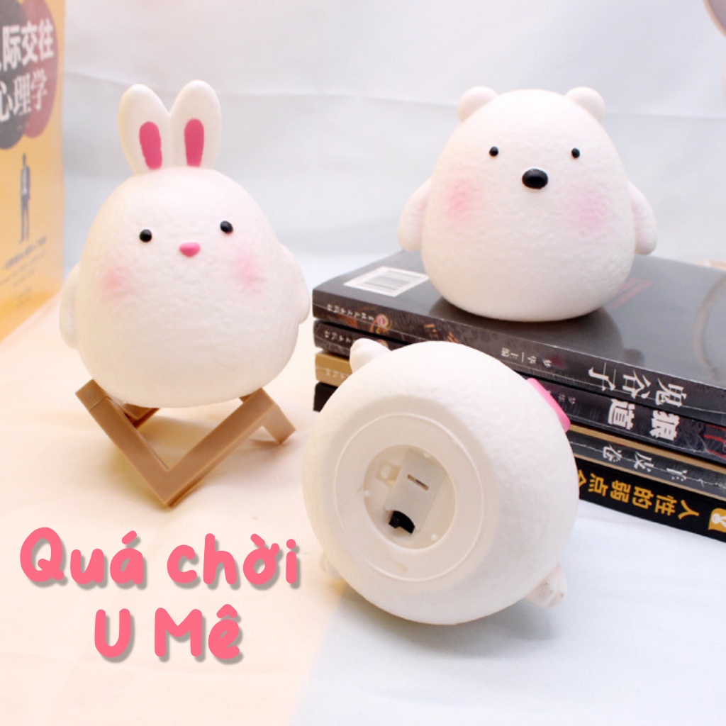 Đèn thú siêu dễ thương trang trí chuồng hamster dùng pin Cúc