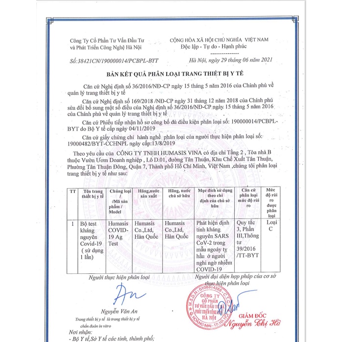 ⚡ CH HÀN QUỐC - GIAO HỎA TỐC⚡  Bộ Test Covid 19 Nhanh Tại Nhà HUMASIS/BIOCREDIT - Chính xác, Tiện Lợi