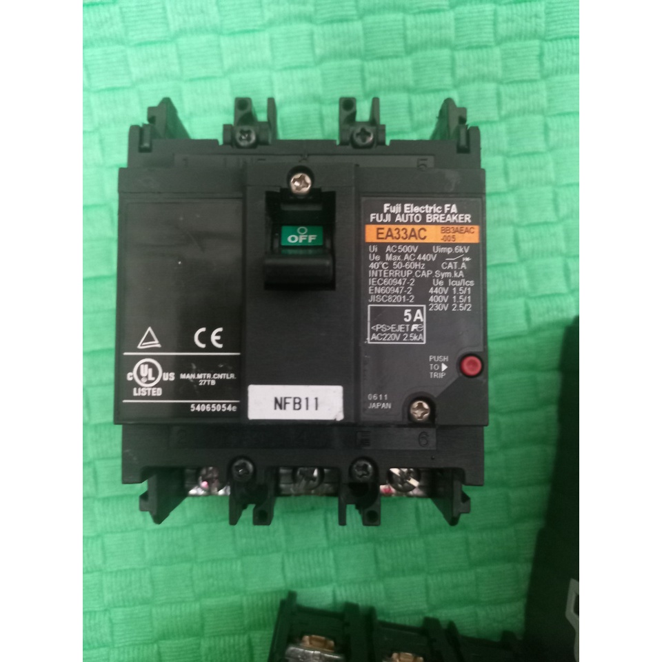 APTOMAT MCB NHẬT BẢN 3 PHA 5A ĐẾN 100A