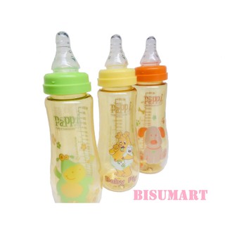 Bình Sữa Bầu 240ml Pappi (màu vàng) Thailand